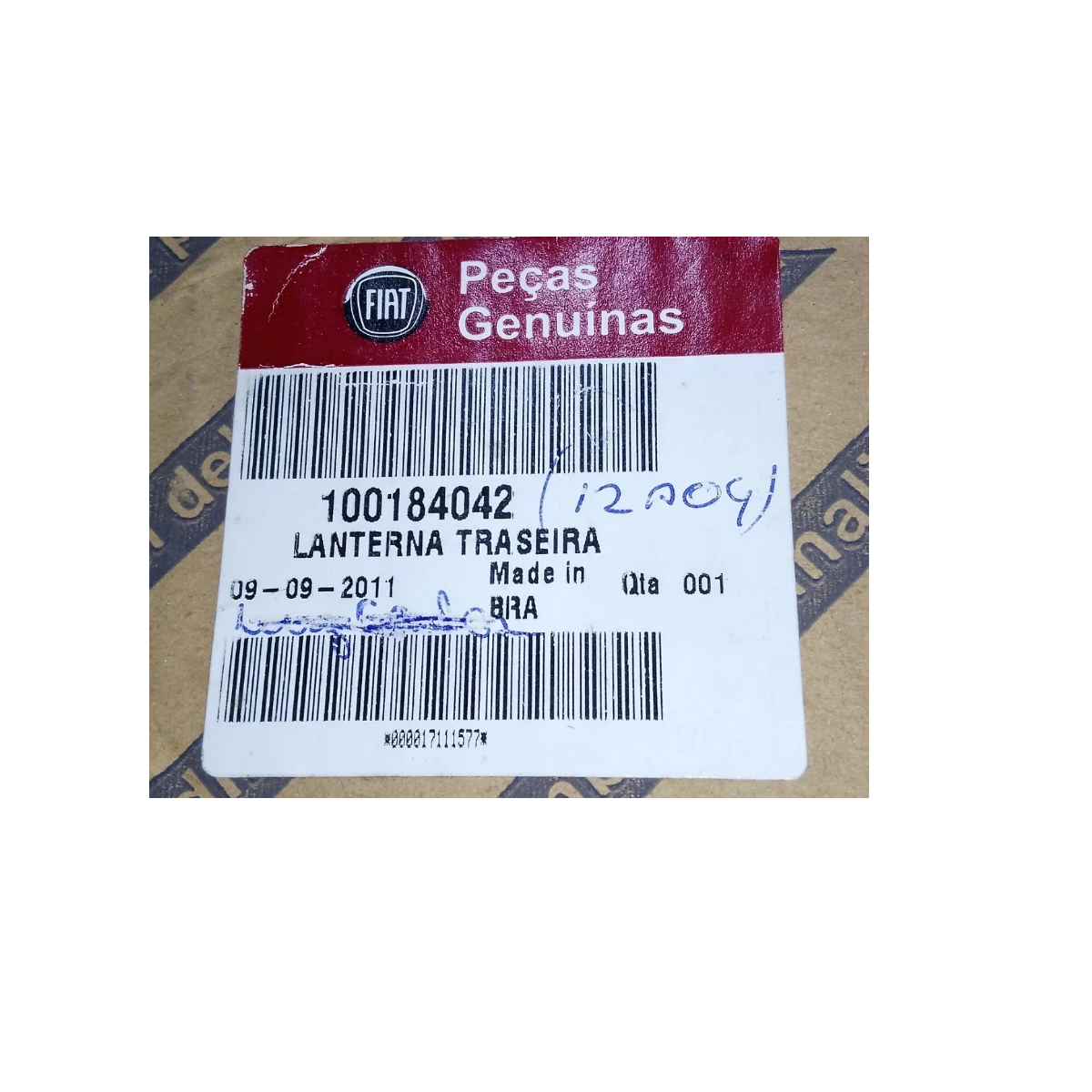Fiat Strada Luz De Freio - Brake Light Genuíno 100184042