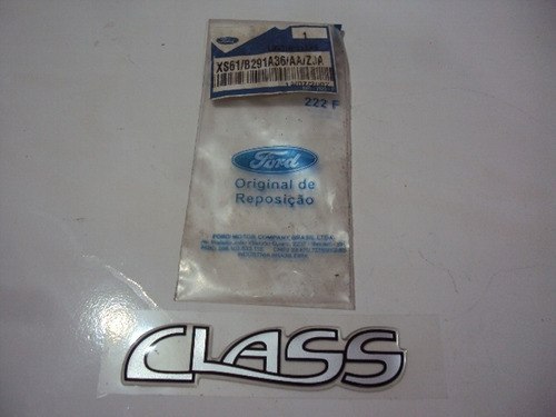 Ford Fiesta Emblema Logotipo  Class  prata Novo Original