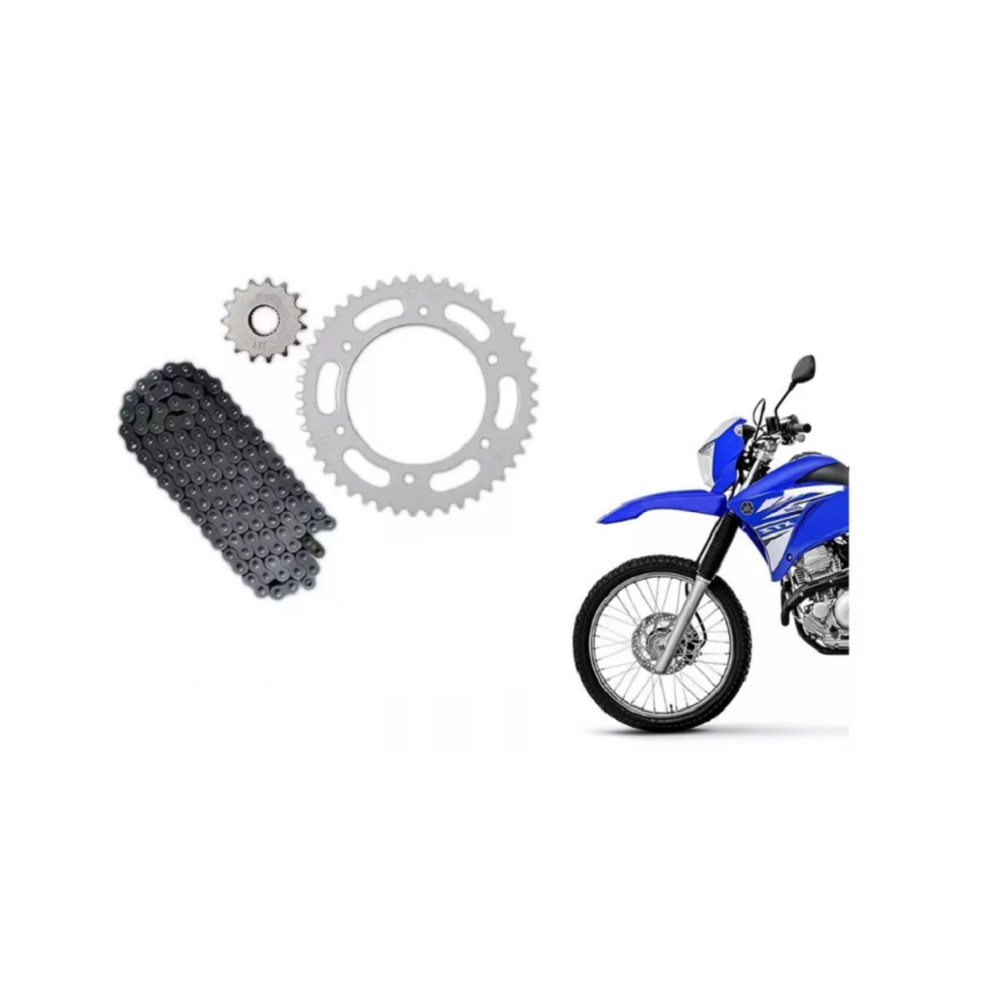 Xtz 250 Kit Relação Transmissão Yamaha Novo Original